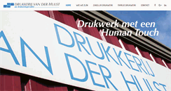 Desktop Screenshot of drukkerijvanderhulst.nl