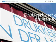 Tablet Screenshot of drukkerijvanderhulst.nl